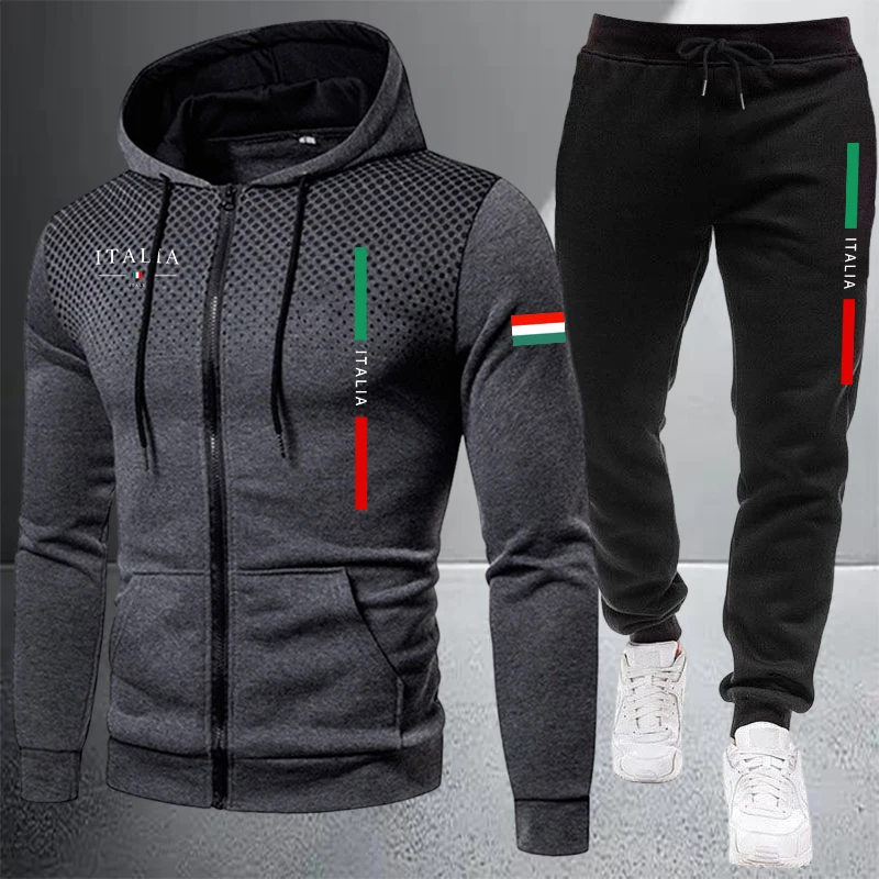 Winter Clothing Gear - Мужской спортивный костюм: повседневная толстовка на