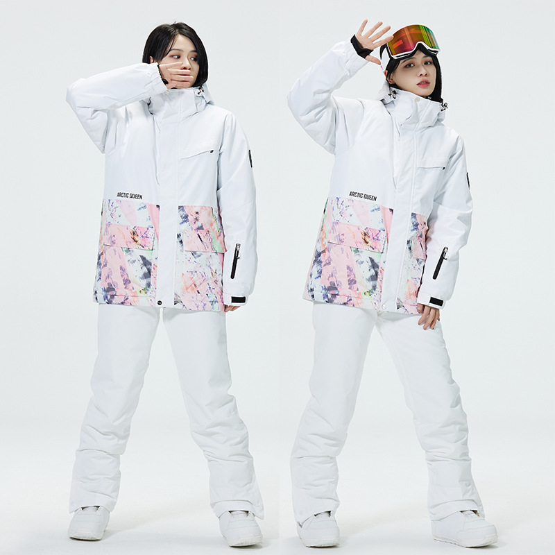 Ski Pants Waterproof - Лыжный костюм с цветными блоками для