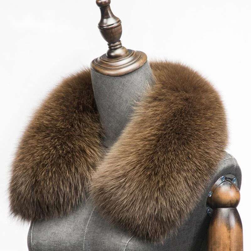 Winter Clothing Essentials - Зимний шарф из натурального лисьего меха