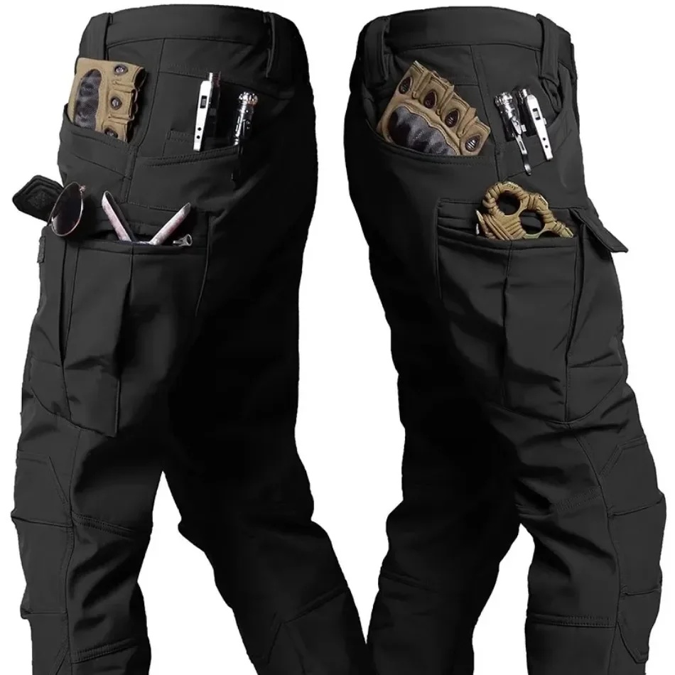 Winter Clothing Gear - Мужские зимние водонепроницаемые тактические брюки-карго из