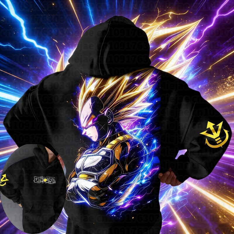 Winter Clothing For Boys - Мужская толстовка с капюшоном Dragon Ball