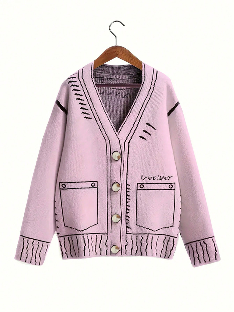 Winter Clothing Essentials - Женский кардиган на пуговицах больших размеров,