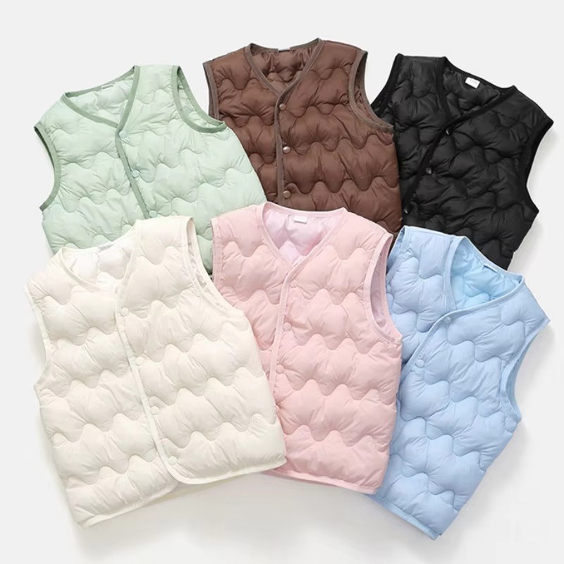 Winter Clothing For 1 Year Old Girl - Новый детский теплый хлопковый жилет, модные