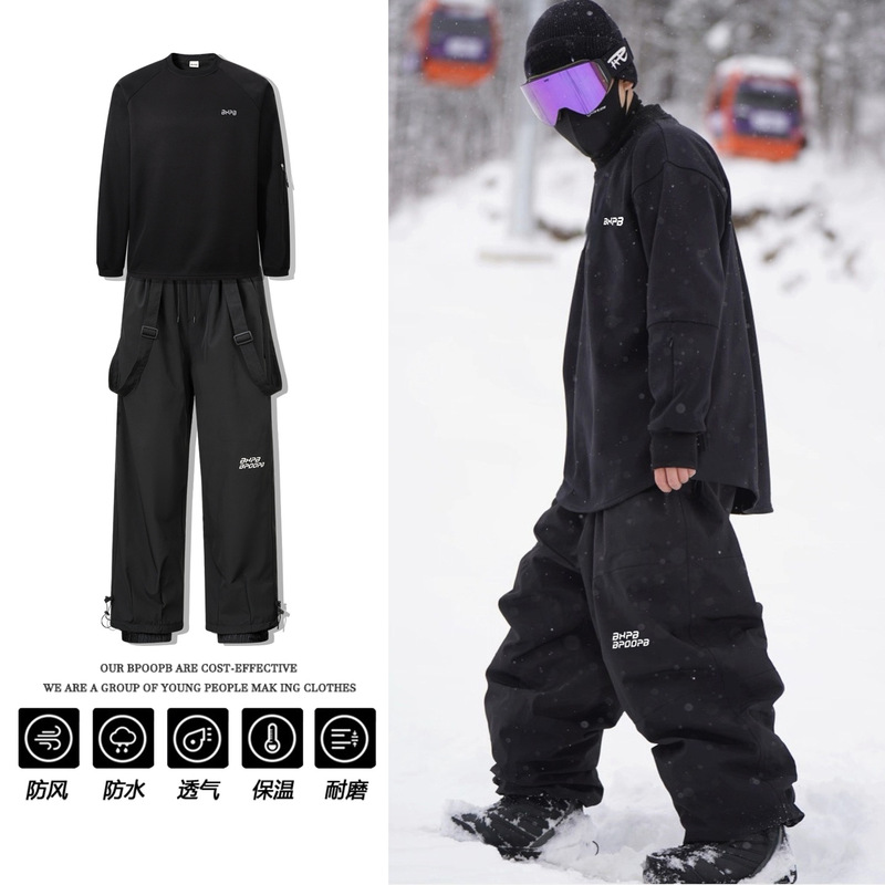 Зимние флисовые лыжные брюки с – обзор и цена Ski Pants Waterproof