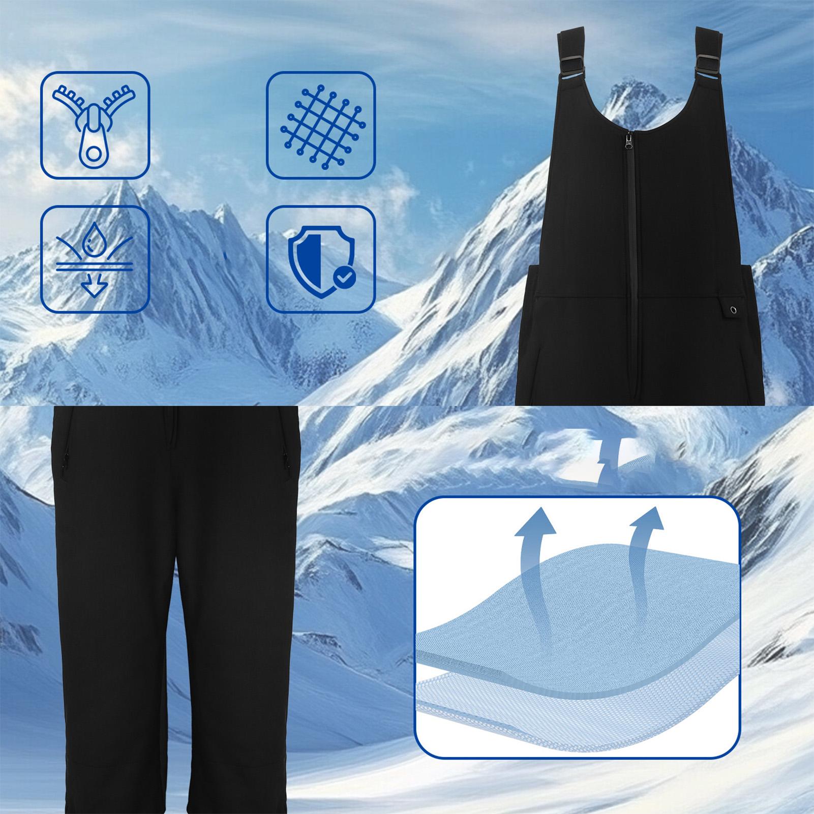 Изолированные нагрудники для ж – обзор и цена Ski Pants Waterproof